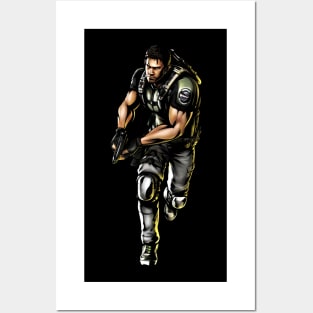 Resdent Evil 5 - Chris redfield Posters and Art